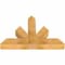 Ekena Millwork Saratoga Rough Sawn Timber Gable Bracket, Western Red Cedar, 48"W x 32"H x 6"D x 6"F, 16/12 Pitch GBW048X32X0606SAR00RWR - alternate 5